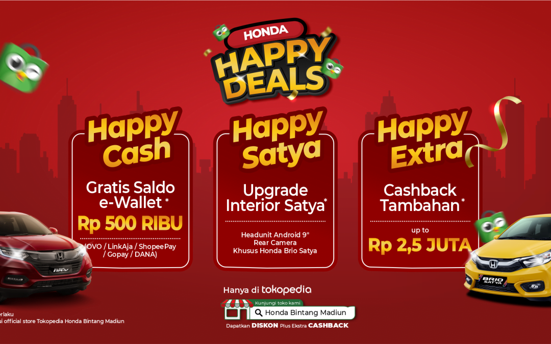Promo Honda Happy Deals Madiun