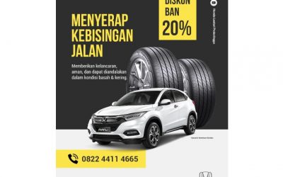 Desain Telapak Ban Bisa Mengurangi Kebisingan ?