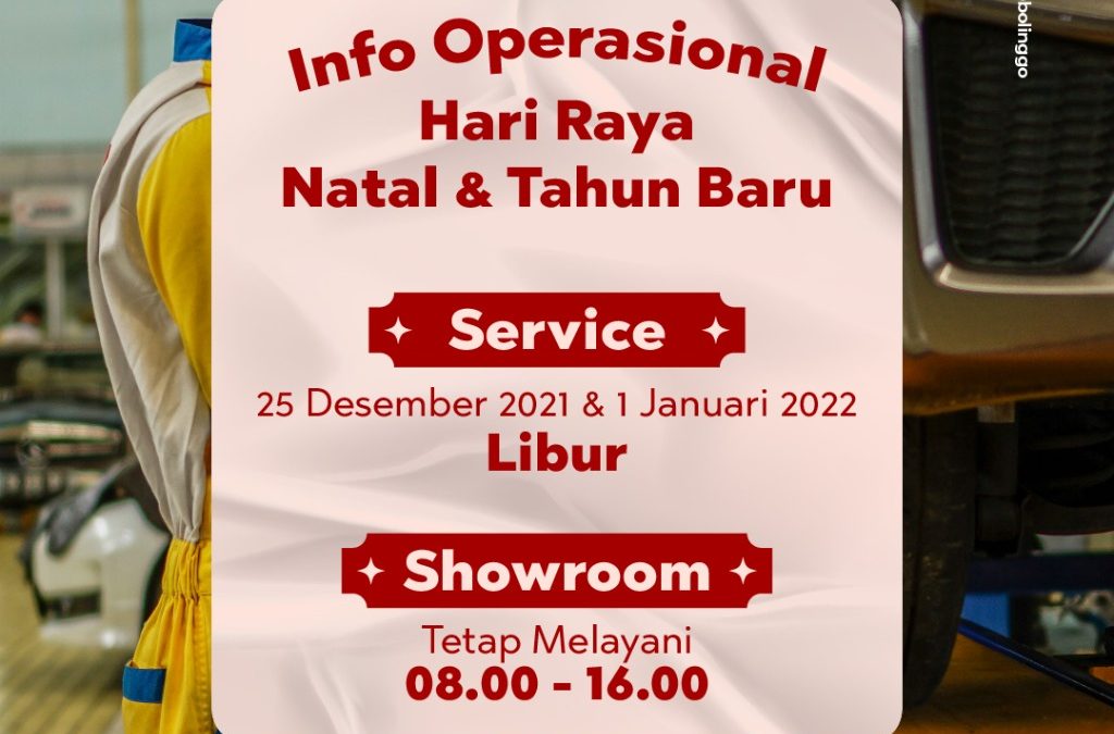 Info Operasional Honda Lestari Probolinggo Selama Libur Natal
