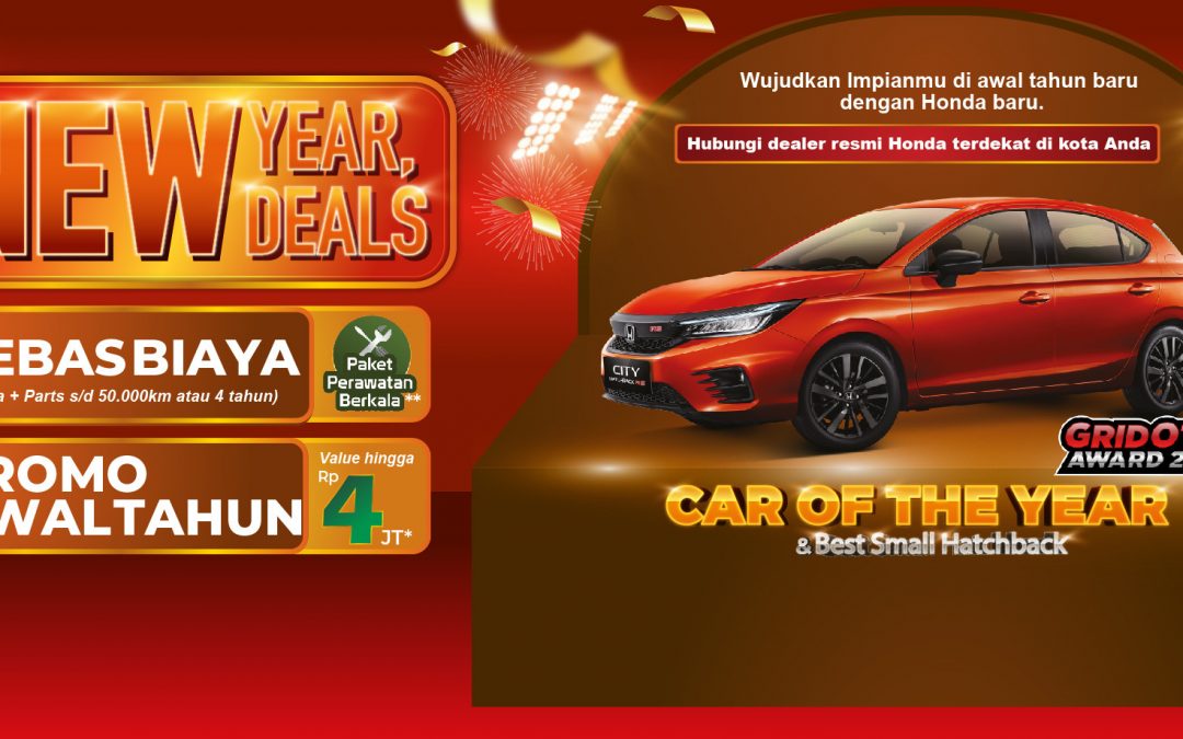 Promo Awal Tahun Honda New Year Deals