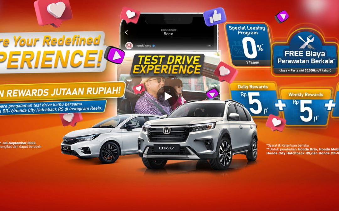 Tawaran Reward Jutaan Rupiah Setiap Pembelian Mobil Honda