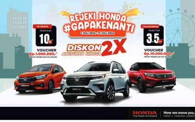 Sambut Rejeki Juli! Beli Mobil Honda dan Bawa Pulang 1 Unit Motor hingga Cashback Jutaan
