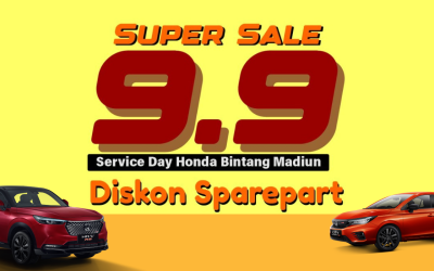 Super Sale 9.9 Service Day: Promo Diskon Sparepart Mobil Terjangkau!