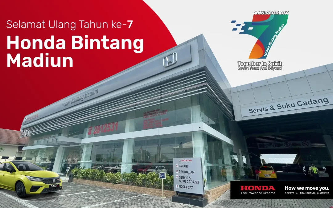 Honda Bintang Madiun Resmi Berusia 7 Tahun: Terus Melaju, Makin Dipercaya