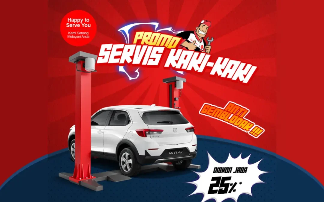 Promo Service Perbaikan Kaki-Kaki Mobil di Honda Bintang Madiun