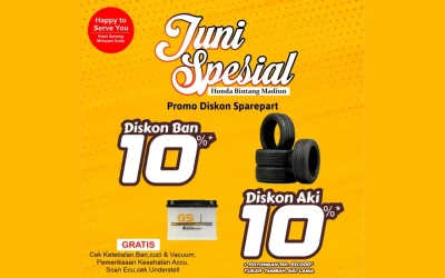 Service Mobil di Honda Bintang Madiun dengan Promo Ban dan Aki Spesial Juni Ini!