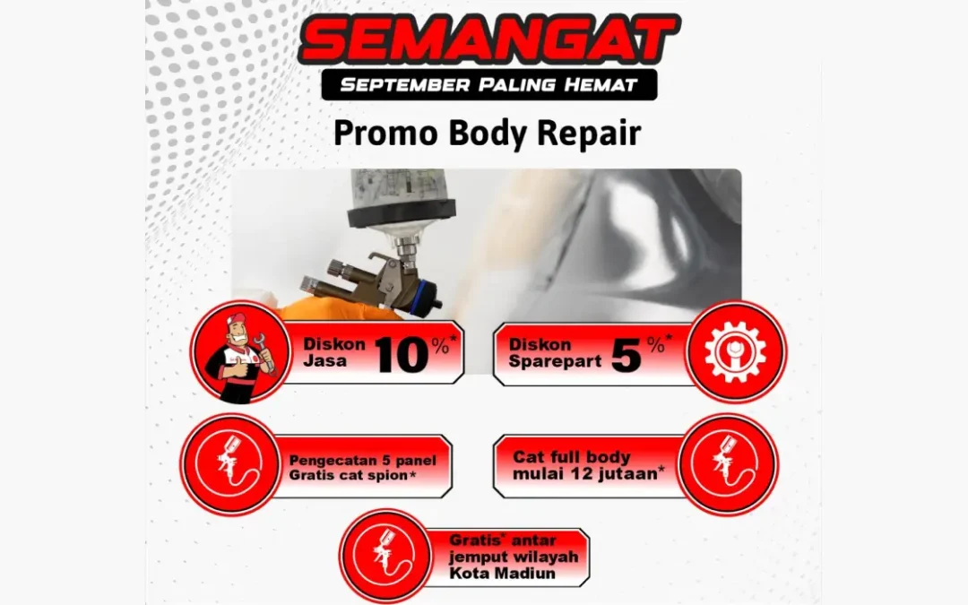 SEMANGAT September Paling Hemat: Spesial Promo Body Repair di Honda Bintang Madiun