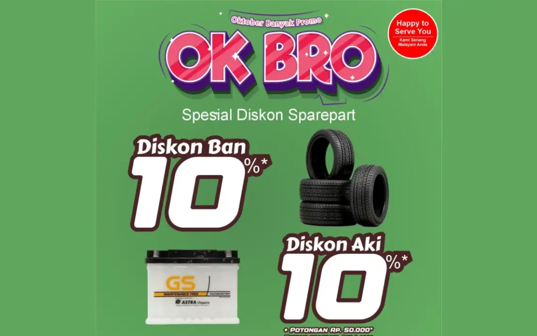 OKBRO Oktober Banyak Promo di Honda Bintang Madiun: Waktunya Bikin Performa Mobil Makin Kuat dan Irit!