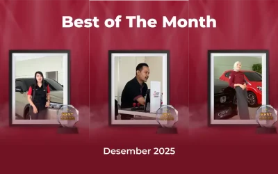 Prestasi Akhir Tahun Honda Bintang Madiun: Apresiasi Best Sales dan Best Service Advisor Periode Desember 2025