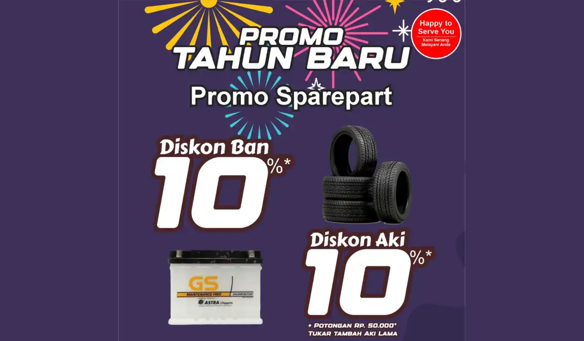 Diskon 10% Ban & Aki Honda Bintang Madiun: Promo Ganti Sparepart Januari 2026