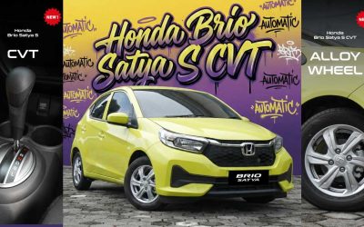 Lebih Praktis dan Stylish, Intip Keunggulan Honda Brio Satya S CVT Terbaru!