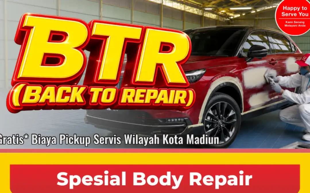 Promo Back to Repair Honda Bintang Madiun Juli 2026: Cat Full Body Mulai 12 Jutaan, Quick Repair 2 Hari, dan Paket Glowing Bertabur Bonus