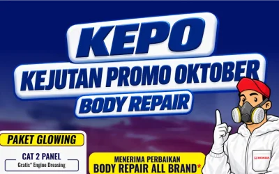 Promo KEPO Body Repair Honda Bintang Madiun Oktober 2026: Cat Full Body Mulai 12 Jutaan, Diskon Cat Spion 15%, dan Banjir Bonus Paket Glowing