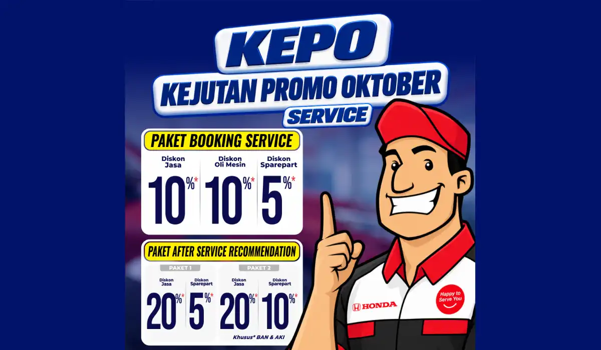 Promo KEPO Service Mobil Honda Bintang Madiun Oktober 2026: Deretan Paket Hemat Ganti Oli, Solusi Kaki-Kaki, dan Kejutan Servis Komplit
