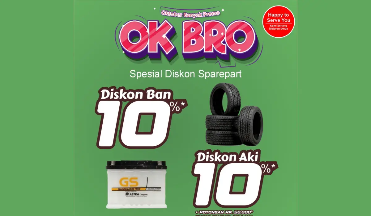 OKBRO Oktober Banyak Promo di Honda Bintang Madiun: Waktunya Bikin Performa Mobil Makin Kuat dan Irit!