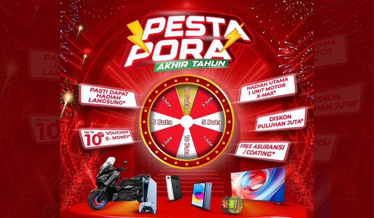 Banner PESTA Merah PESTAPORA Akhir Tahun Honda Bintang Madiun: Promo Beli Mobil Super Seru untuk Menutup Tahun dengan Banyak Kejutan