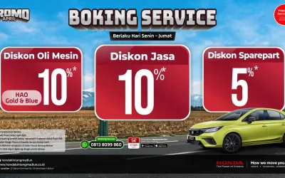 Promo Service Honda Bintang Madiun April 2026: Diskon Oli 15% dan Gratis Penjemputan Unit